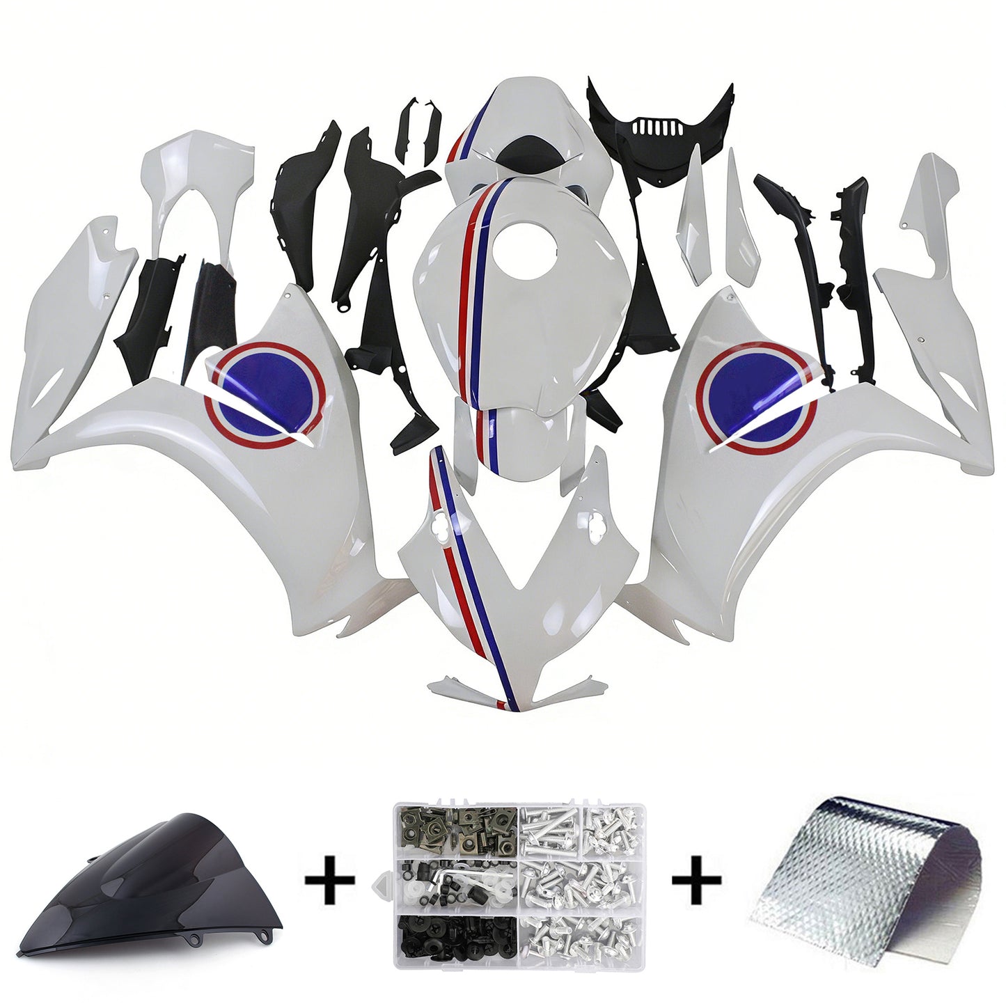 Kit carenatura Bodywork ABS di plastica per Honda CBR1000RR 2012-2016