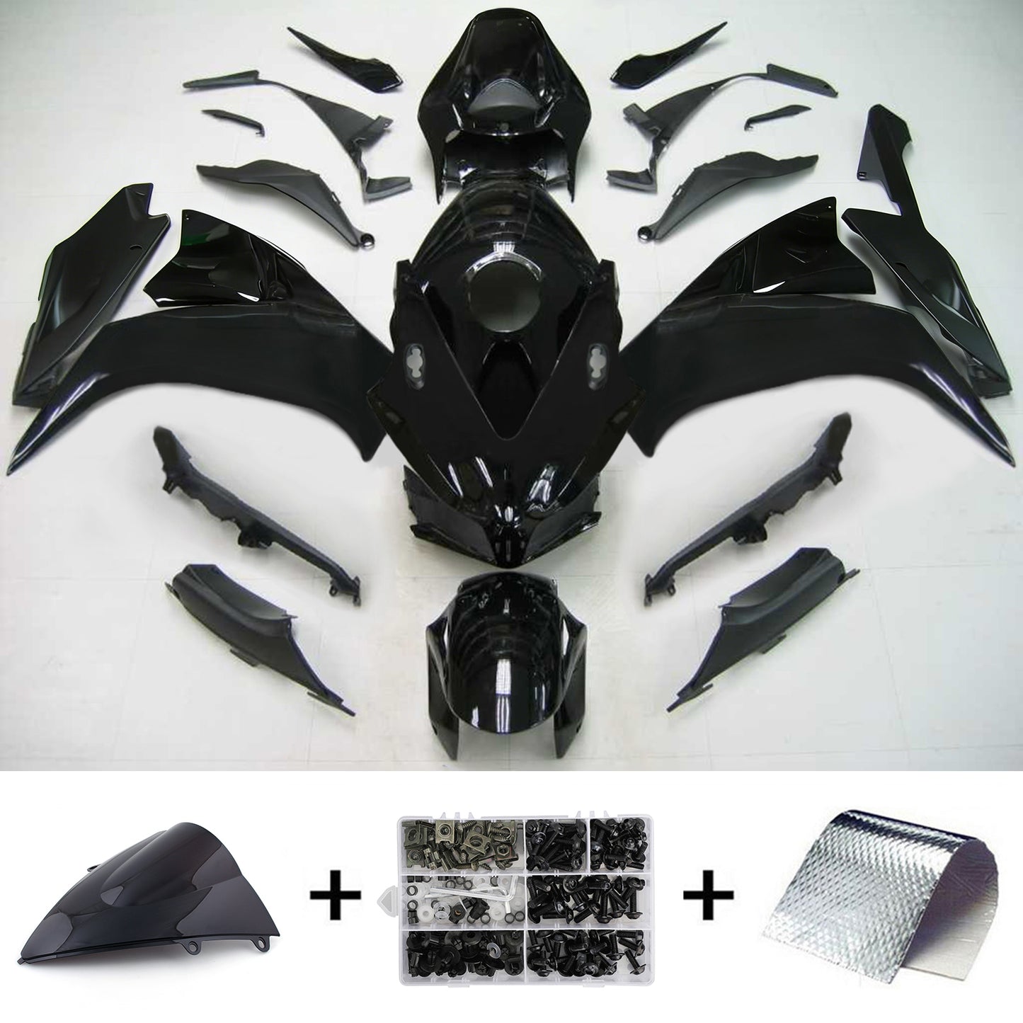 Kit carenatura Bodywork ABS di plastica per Honda CBR1000RR 2012-2016
