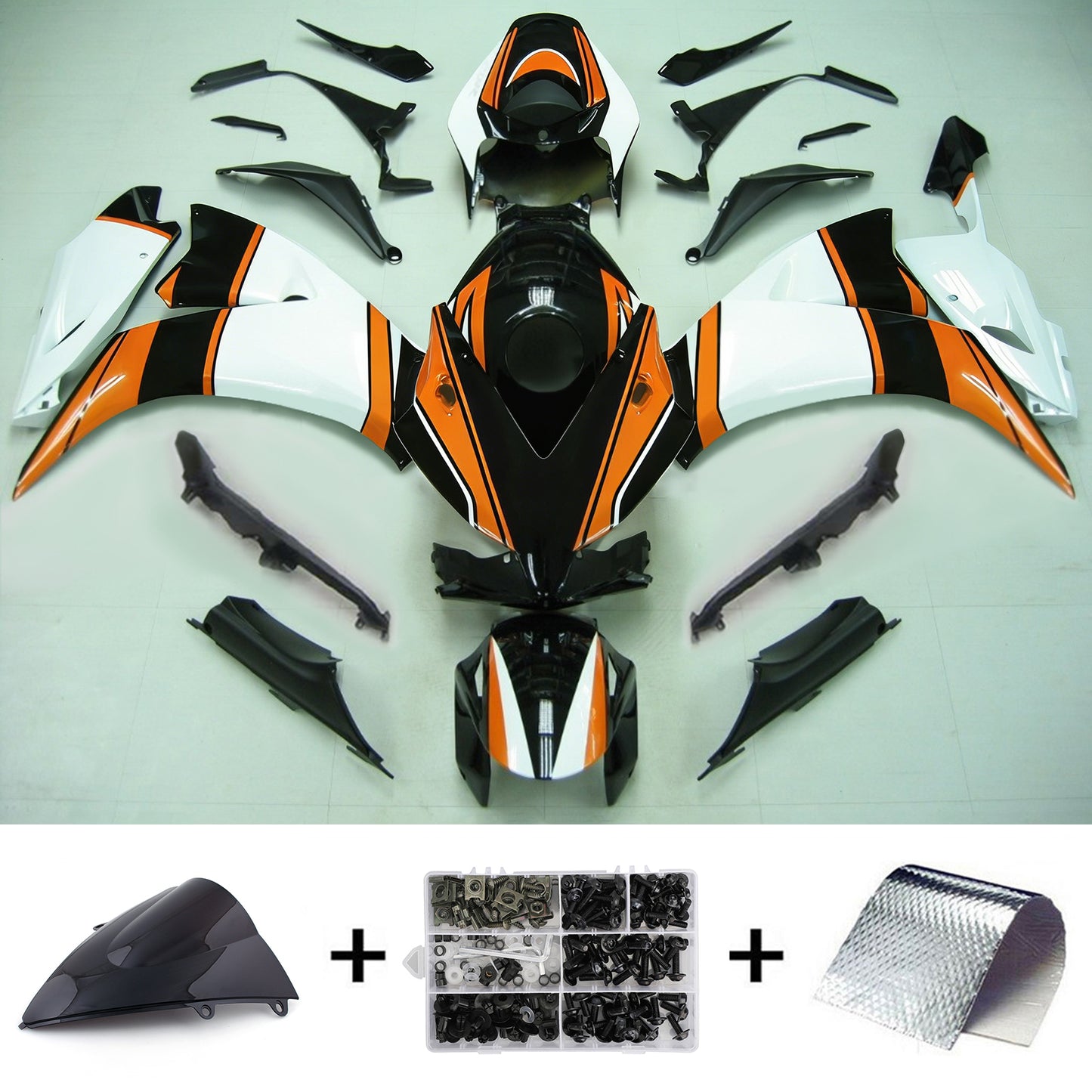 Kit carenatura Bodywork ABS di plastica per Honda CBR1000RR 2012-2016