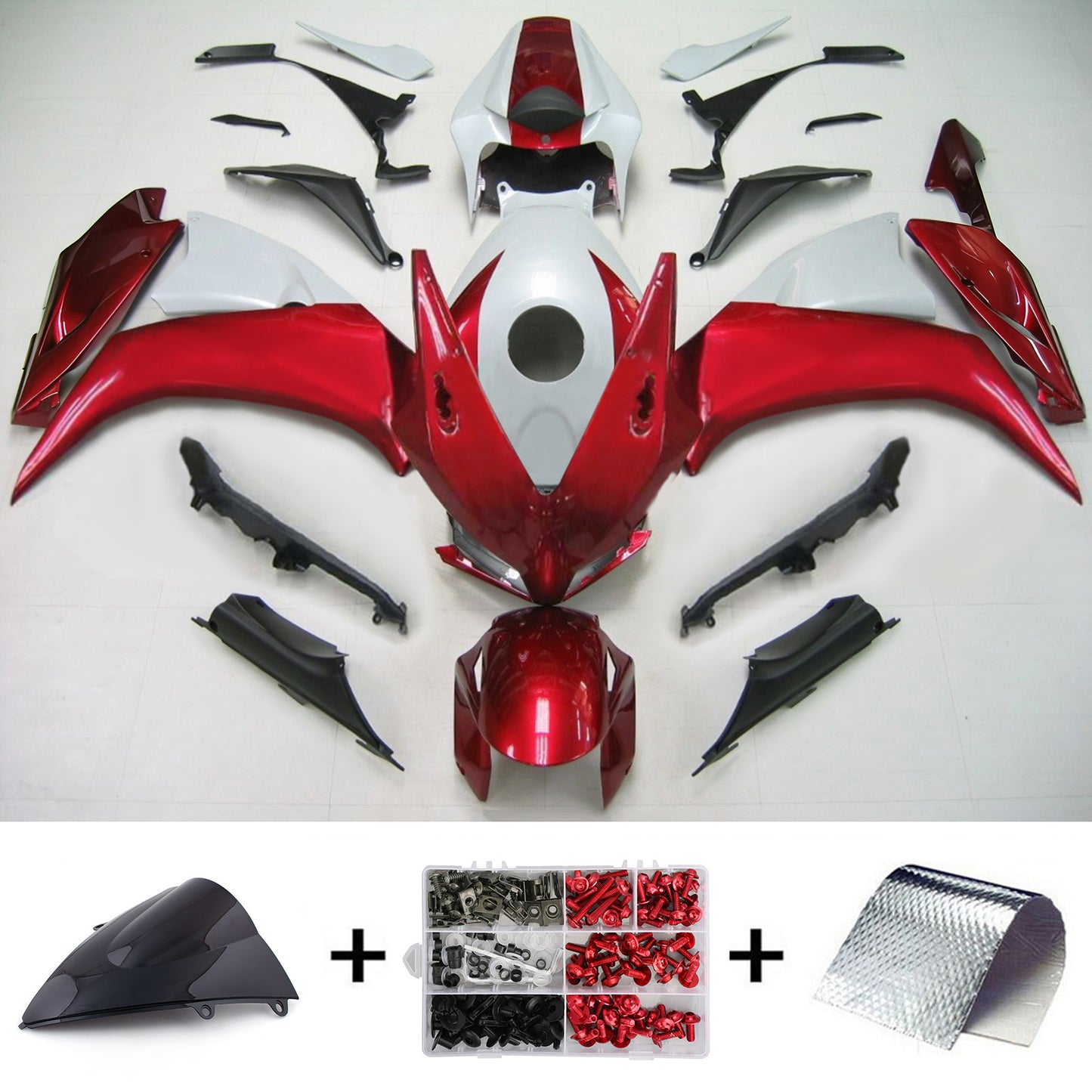 Kit carenatura Bodywork ABS di plastica per Honda CBR1000RR 2012-2016