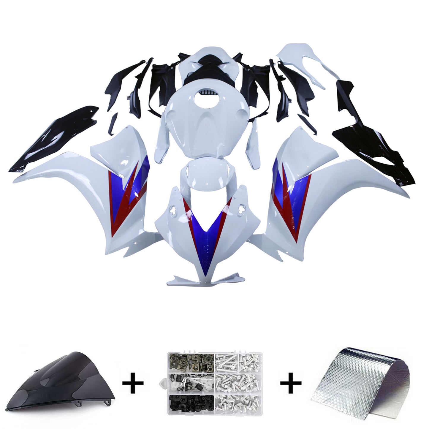 Amotopart Honda CBR1000RR 2012-2016 Kit carena Carrozzeria Plastica ABS