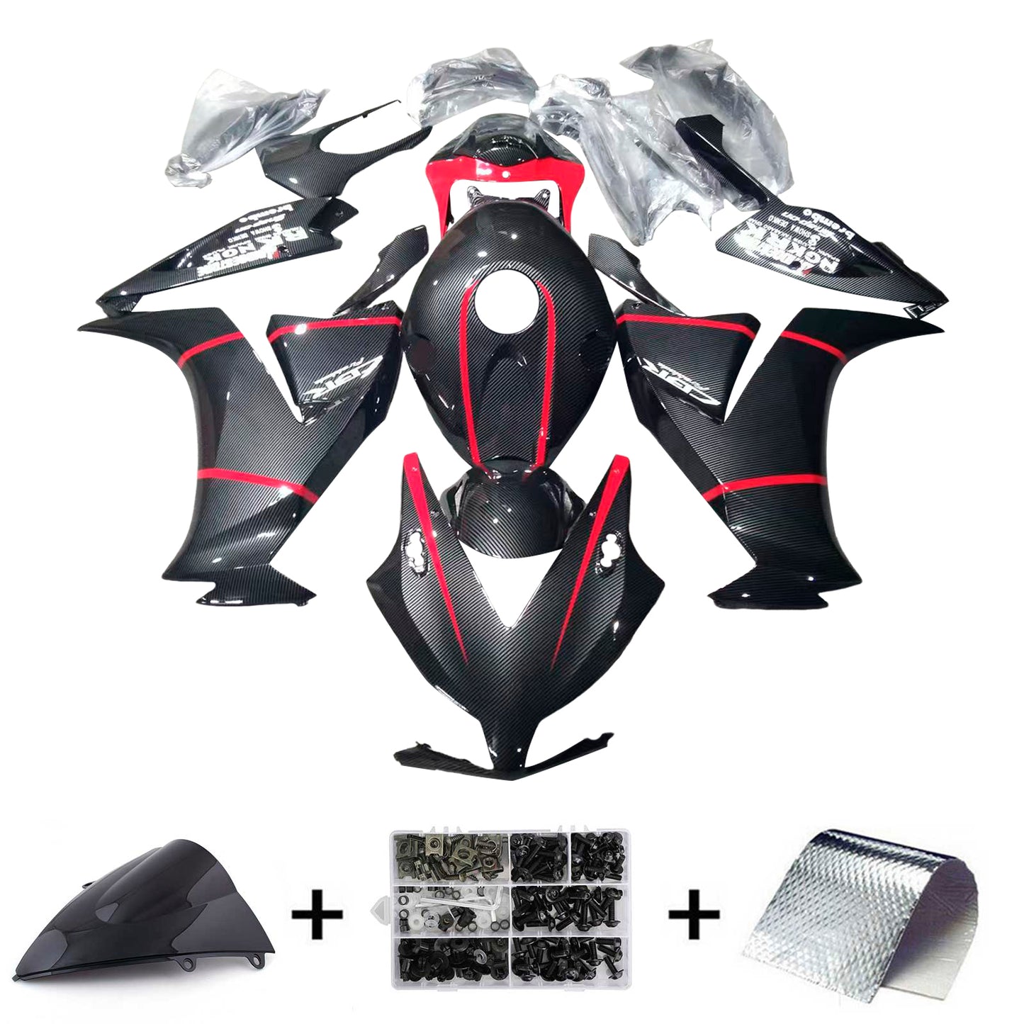 Amotopart Honda CBR1000RR 2012-2016 Kit carena Carrozzeria Plastica ABS