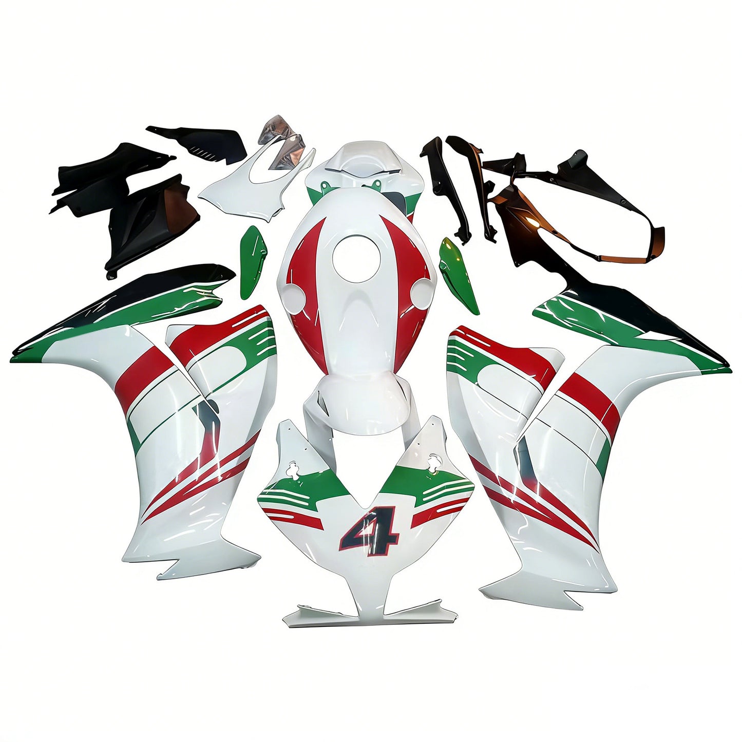 Amotopart Honda CBR1000RR 2012-2016 Kit carena Carrozzeria Plastica ABS