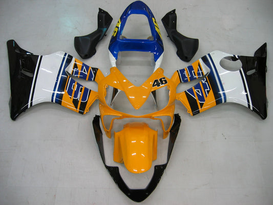 Carene 2001-2003 Honda CBR 600 F4i Giallo No.46 Azzurro Generico
