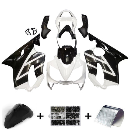 Carene 2001-2003 Honda CBR600 F4i Nero & Bianco F4i Racing Generico