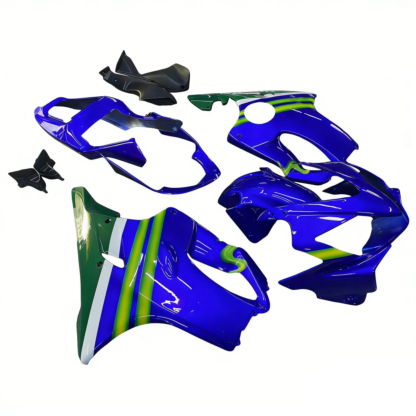 Carene 2001-2003 Honda CBR 600 F4i Blu &amp; Verde Movistar Racing Generico