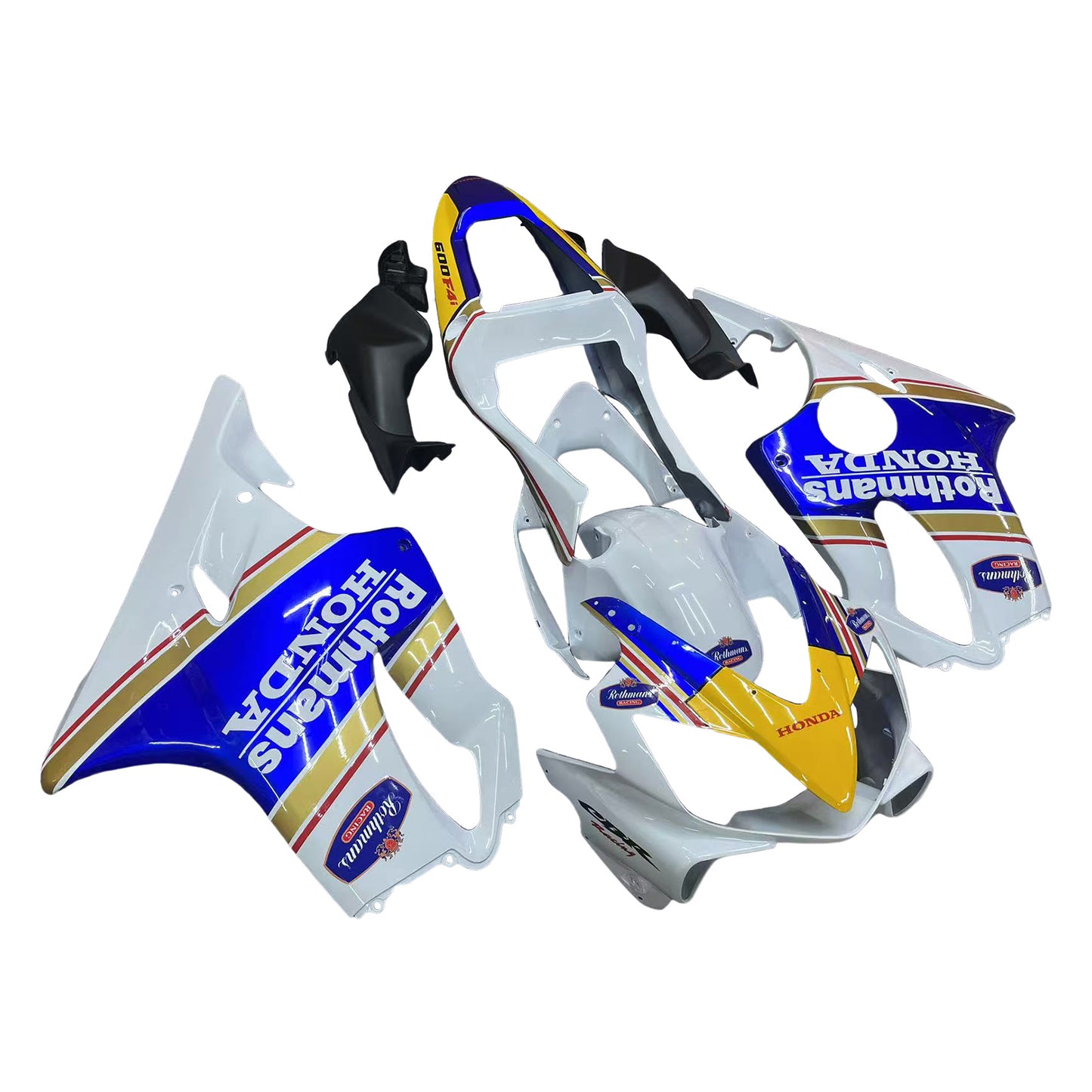 Carene 2001-2003 Honda CBR 600 F4i Bianco Rothmans Honda Racing Generico