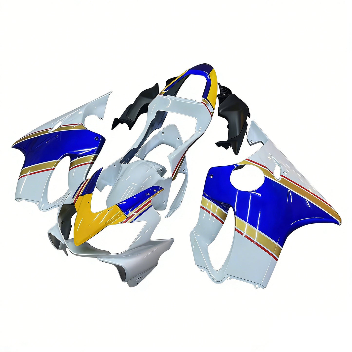 Carene 2001-2003 Honda CBR 600 F4i Bianco Rothmans Honda Generico