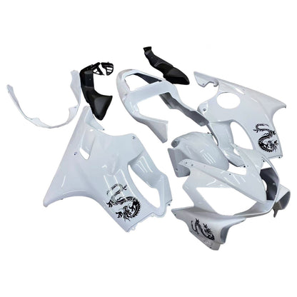 Amotopart Honda 2003-2010 CBR600f4i Cladding White & Black Kit