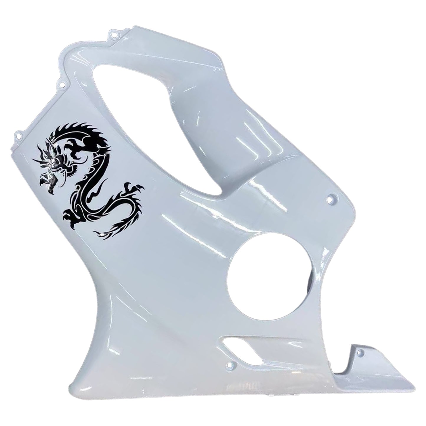Amotopart Honda 2003-2010 CBR600f4i Cladding White & Black Kit