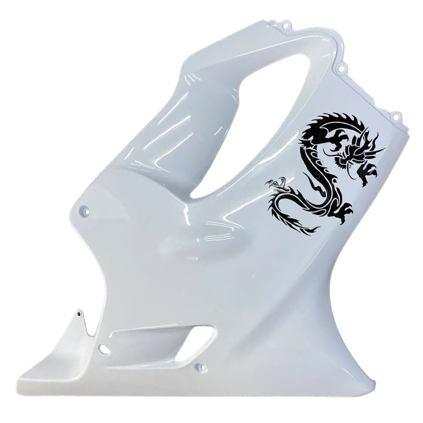 Amotopart Honda 2003-2010 CBR600f4i Cladding White & Black Kit