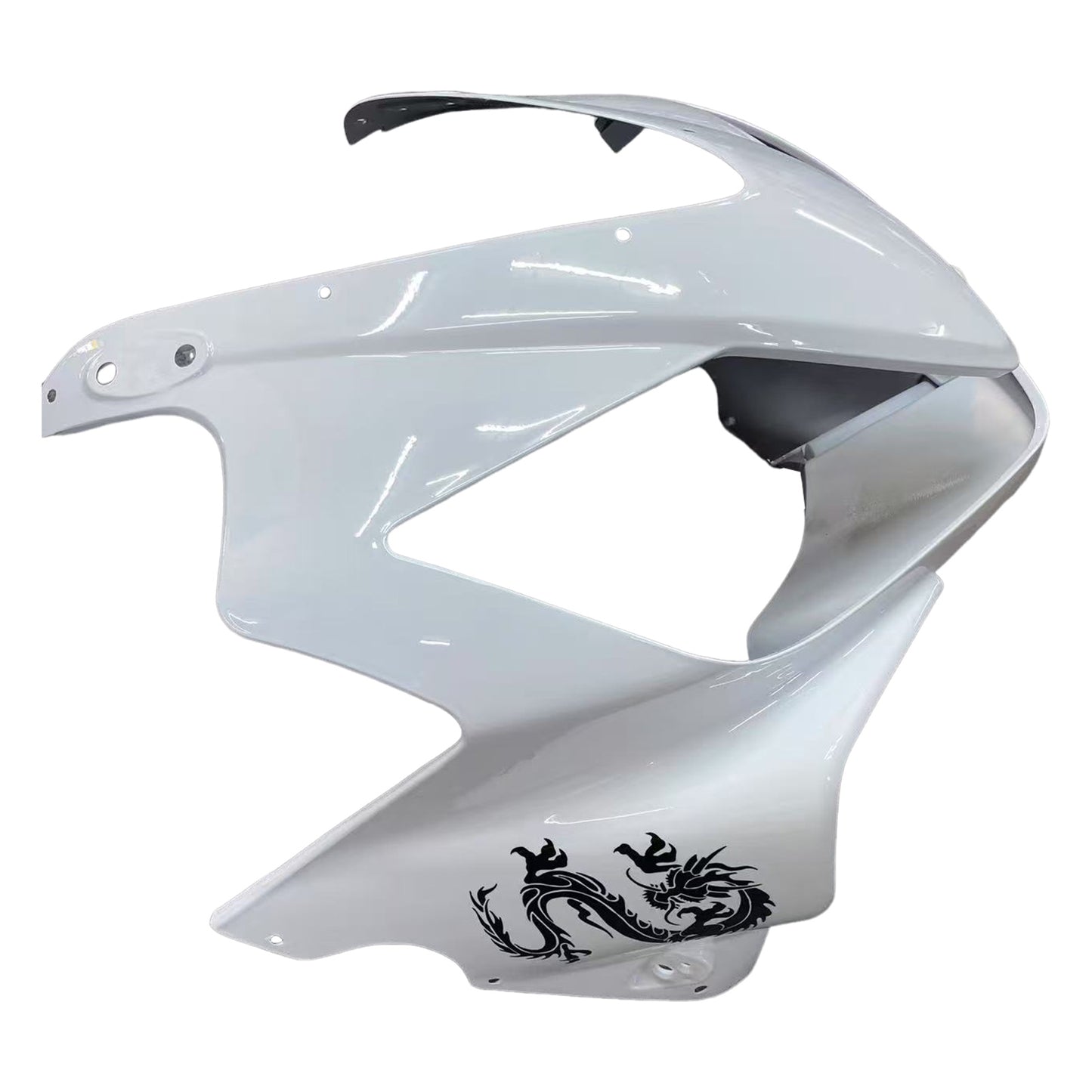 Amotopart Honda 2003-2010 CBR600f4i Cladding White & Black Kit