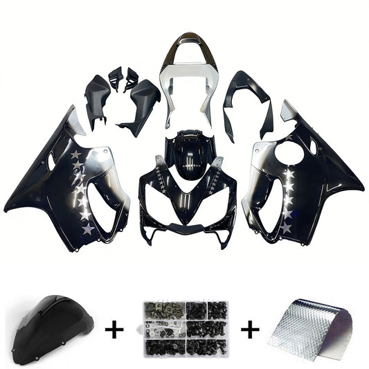 Carene 2001-2003 Honda CBR 600 F4i Nero SevenStars Racing Generico