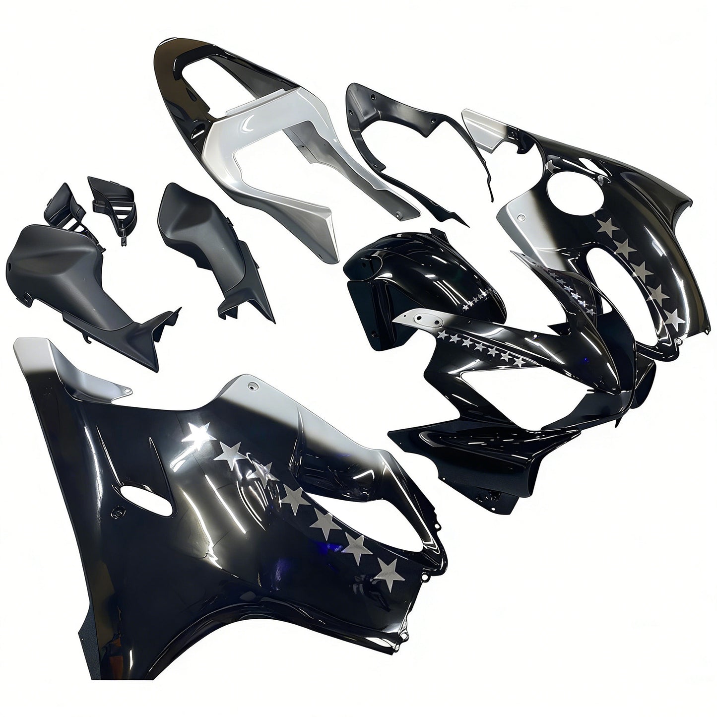 Carene 2001-2003 Honda CBR 600 F4i Nero SevenStars Generico