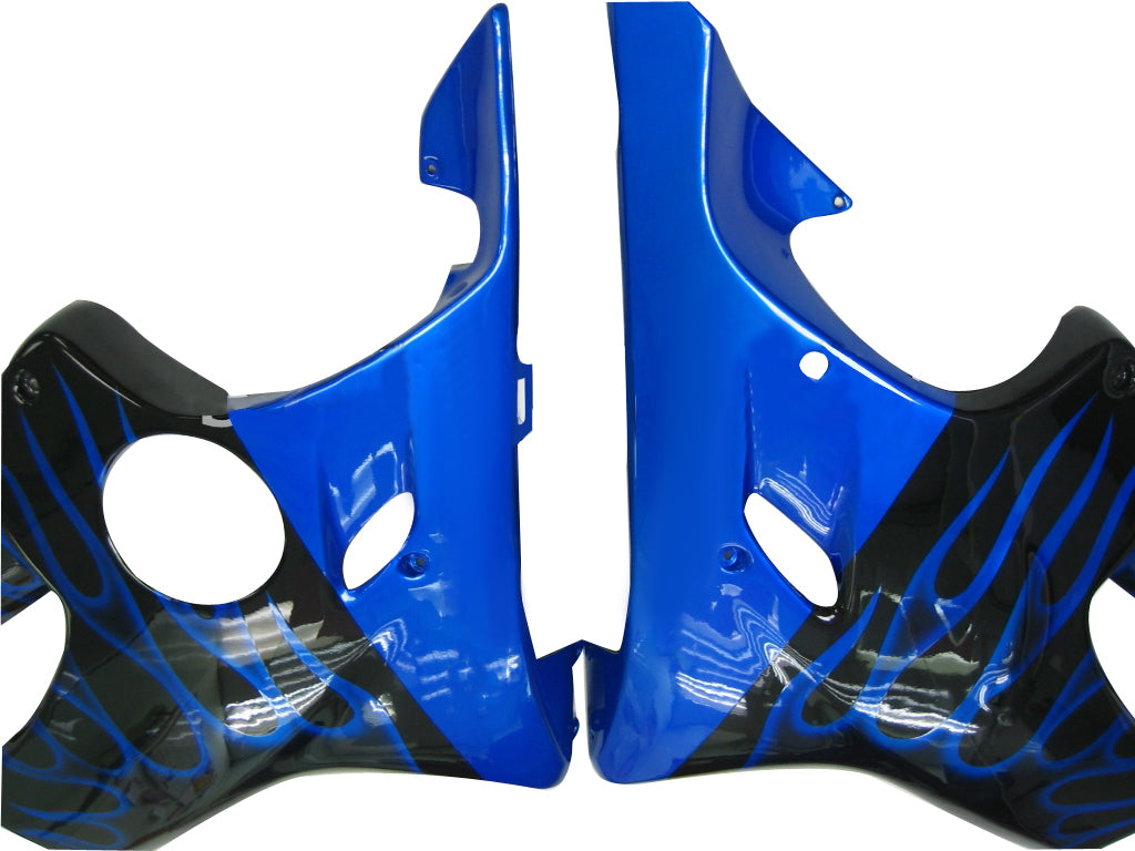 Carene 2001-2003 Honda CBR 600 F4i Black & Blue Flame Generico