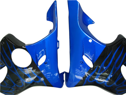 Carene 2001-2003 Honda CBR 600 F4i Black & Blue Flame Generico