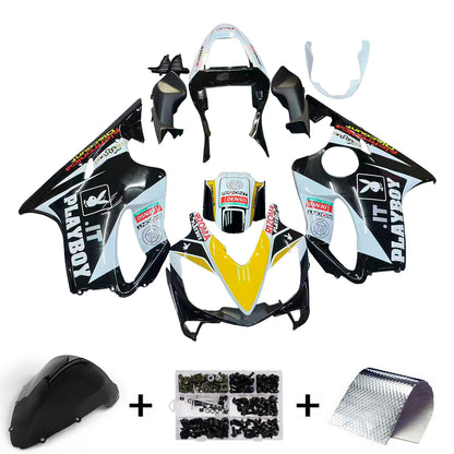 Carene 2001-2003 Honda CBR 600 F4i Black &amp; White Playboy Racing Generico