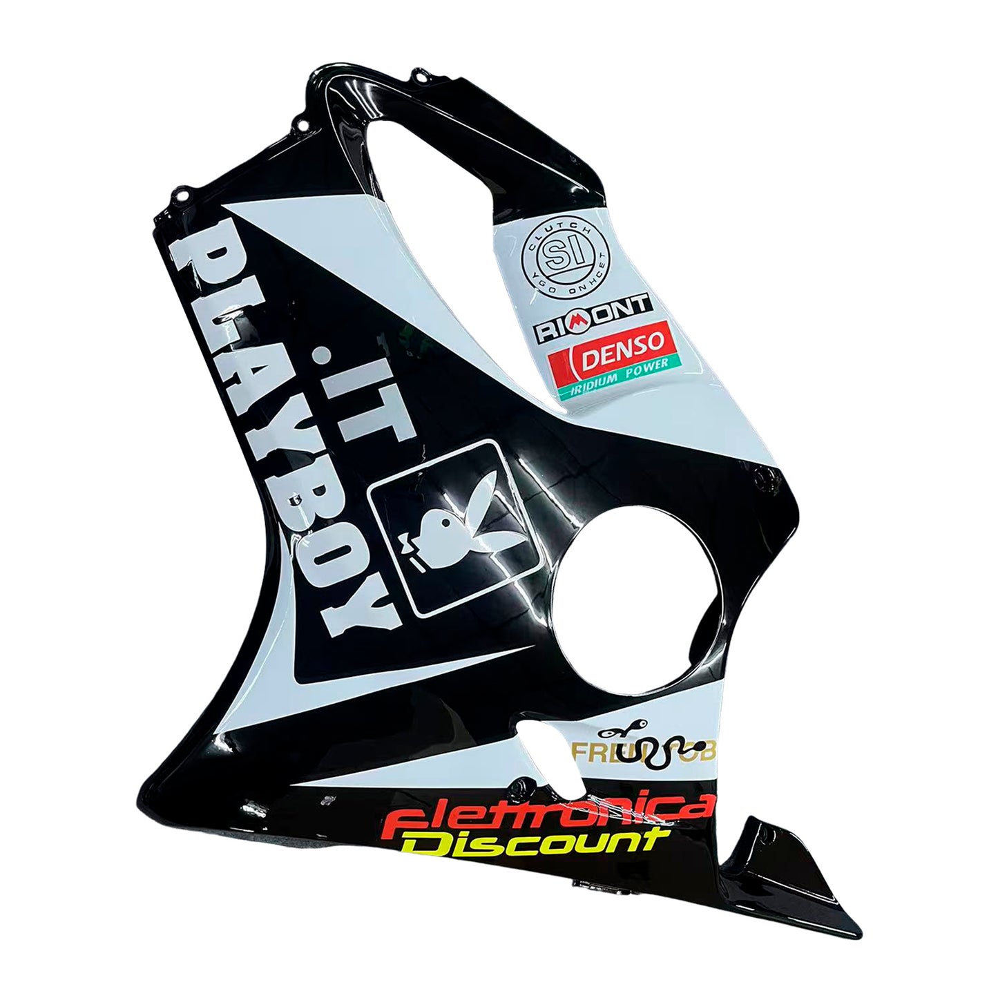 Carene 2001-2003 Honda CBR 600 F4i Black &amp; White Playboy Racing Generico