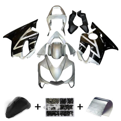 Carene 2001-2003 Honda CBR 600 F4i Silver &amp; Black F4i Generico