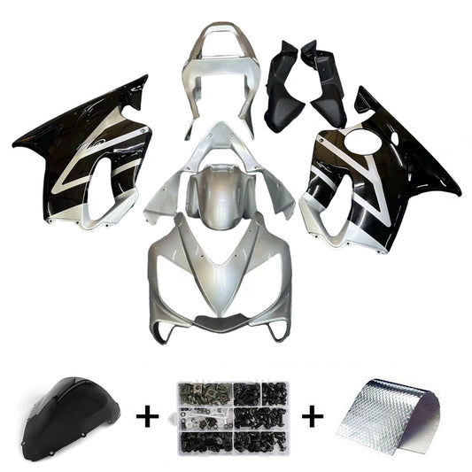 Carene 2001-2003 Honda CBR 600 F4i Silver &amp; Black F4i Generico