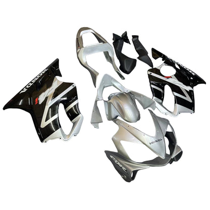 Carene 2001-2003 Honda CBR 600 F4i Silver &amp; Black F4i Racing Generico