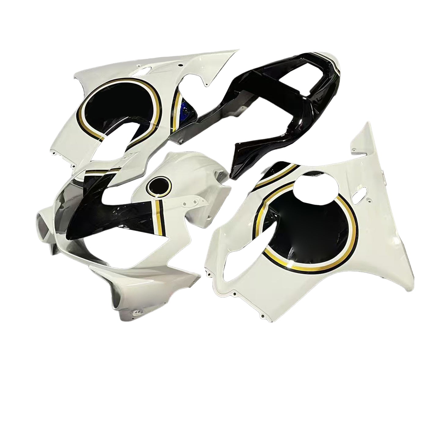 Carene 2001-2003 Honda CBR 600 F4i White & Black Lucky Strike Generic