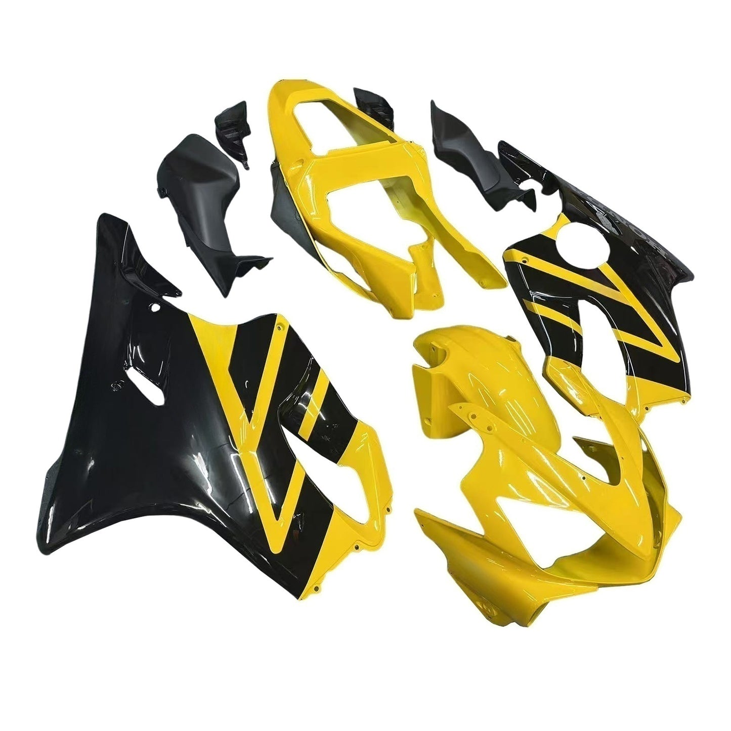 Carene 2001-2003 Honda CBR 600 F4i Giallo & Nero F4i Generico