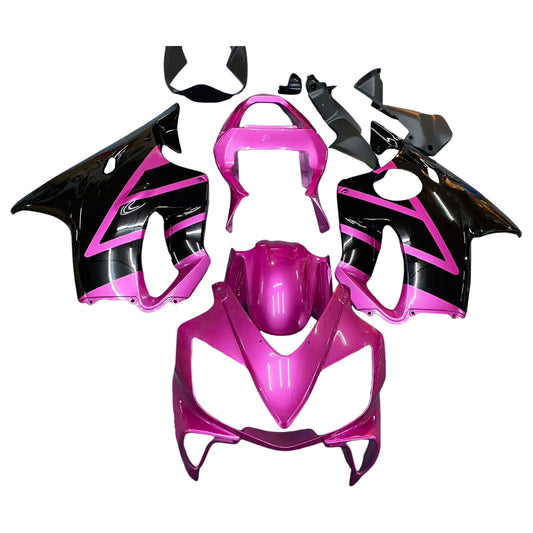 Amotopart 2001-2003 Honda CBR600F4I Cladding Pink & Black Kit