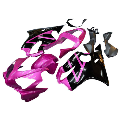 Amotopart 2001-2003 Honda CBR600F4I Cladding Pink & Black Kit