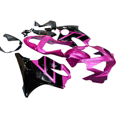Amotopart 2001-2003 Honda CBR600F4I Cladding Pink & Black Kit