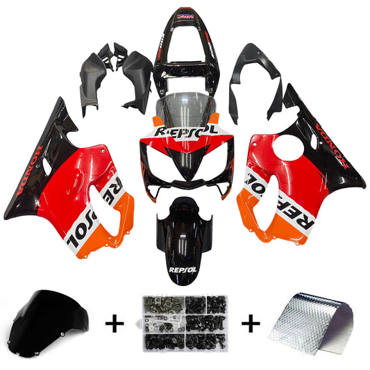 Amotopart Honda CBR600 F4i 2001-2003 Kit Carenatura Carrozzeria Plastica ABS