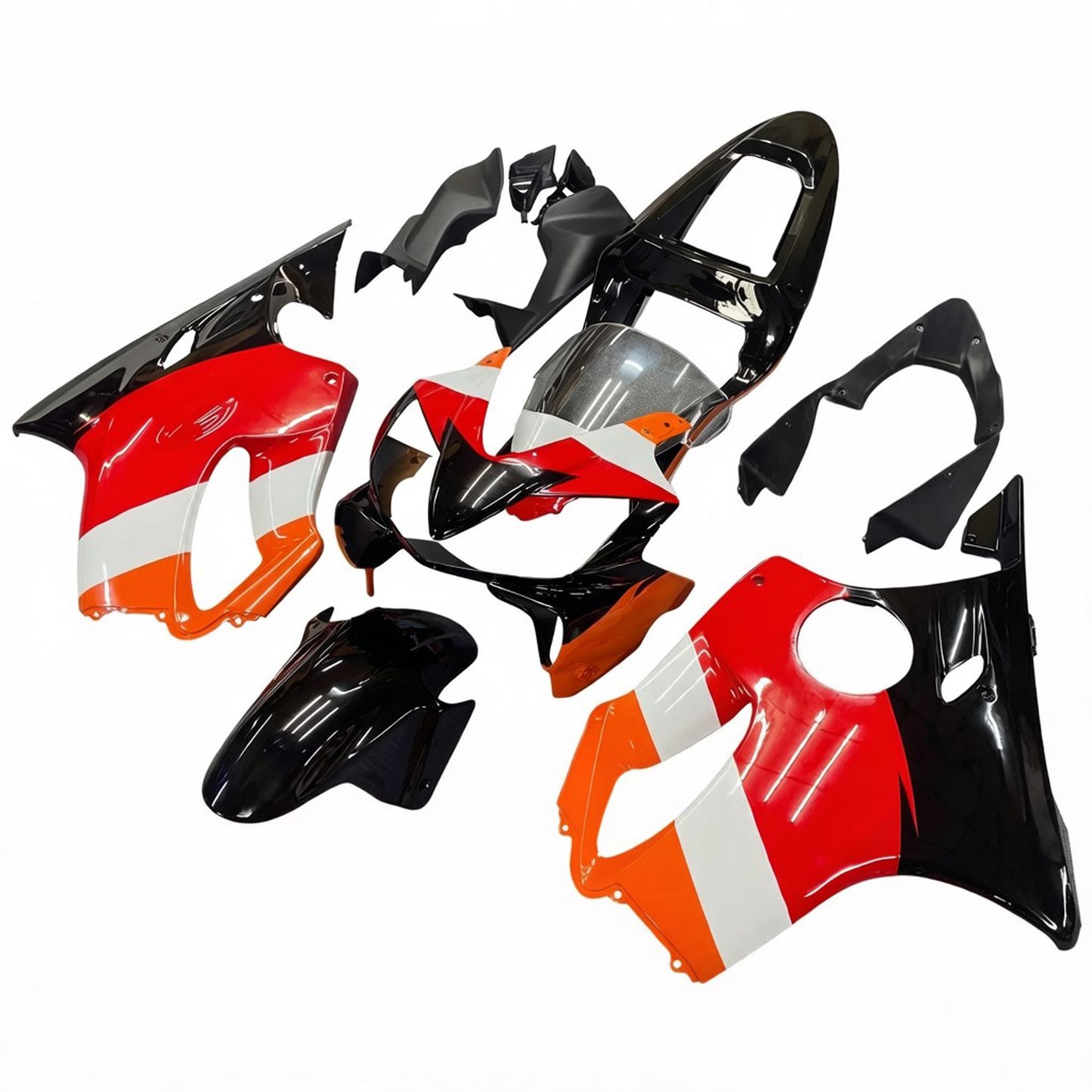 Amotopart Honda CBR600 F4i 2001-2003 Kit Carenatura Carrozzeria Plastica ABS