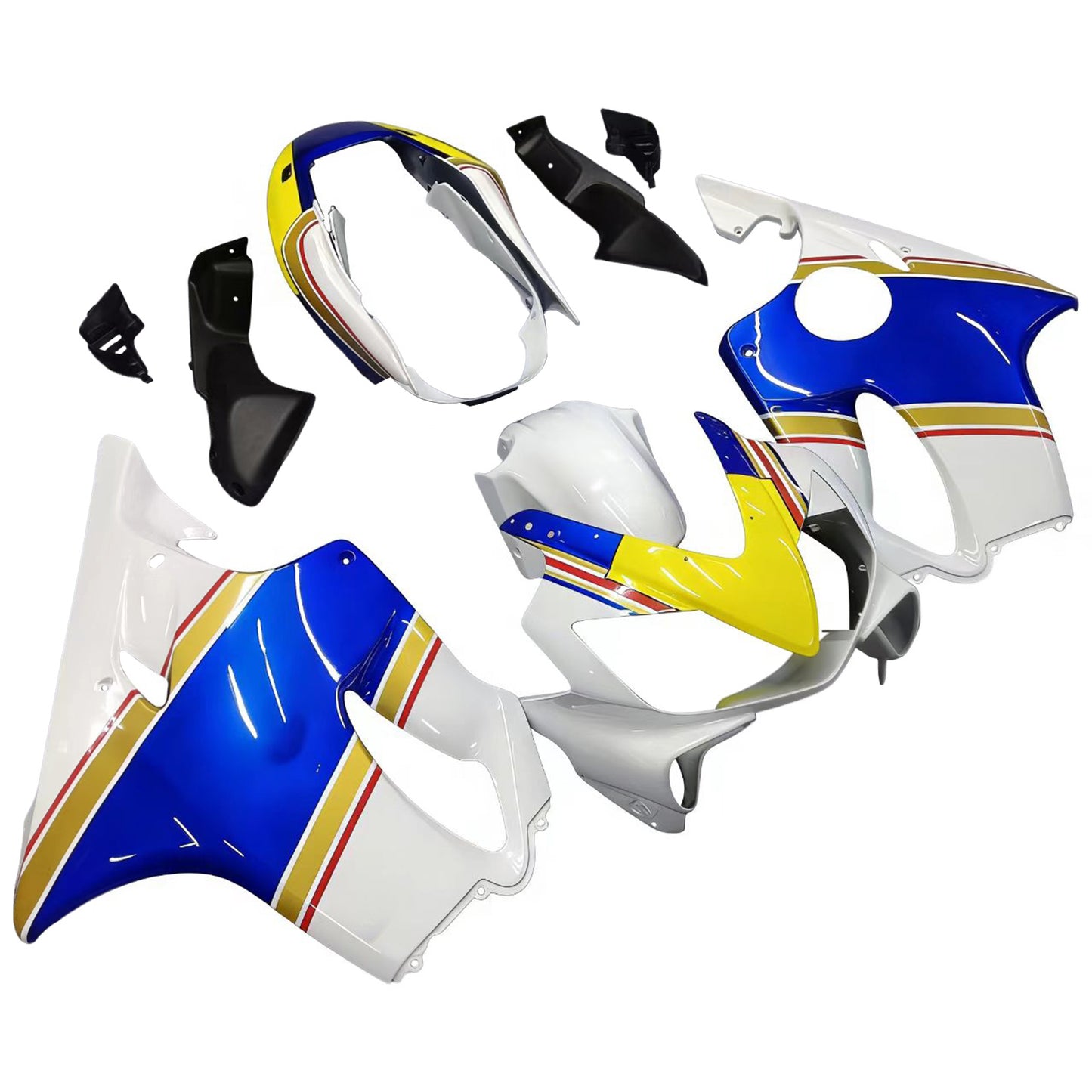 Carene 2004-2007 Honda CBR 600 F4i Bianco Rothmans Honda Generico