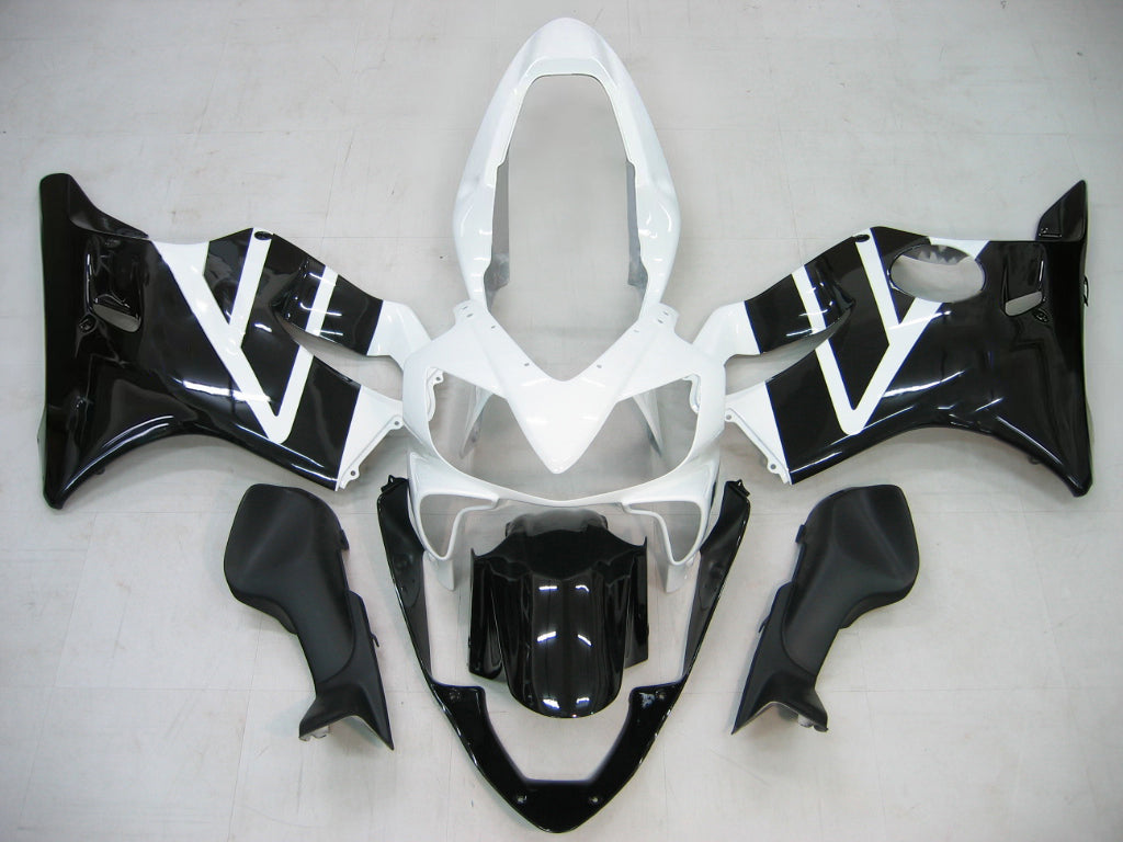 Carene 2004-2007 Honda CBR 600 F4i Nero & Bianco F4i Racing Generico