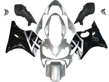 Carene 2004-2007 Honda CBR 600 F4i Silver & Black F4i Generico