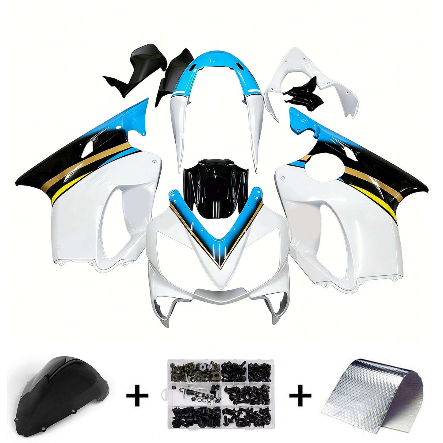 Carene 2004-2007 Honda CBR 600 F4i Multicolore Konica Minolta Generico