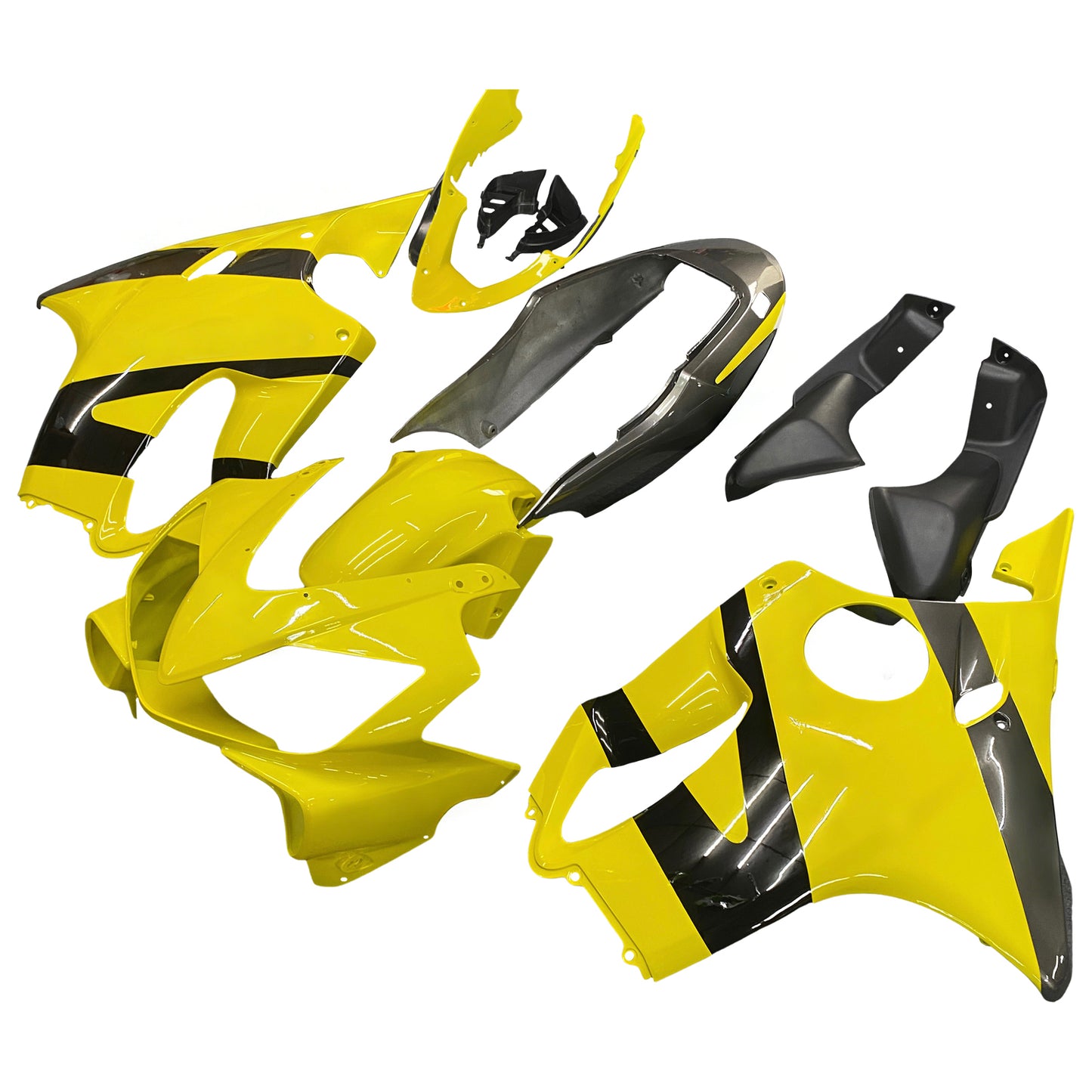 Carene 2004-2007 Honda CBR 600 F4i Giallo &amp; Nero CBR Generic