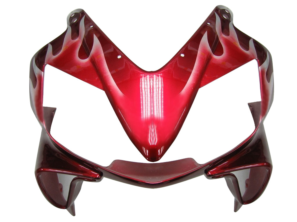 Carene 2004-2007 Honda CBR 600 F4i Cherry Red & White Flame Generico