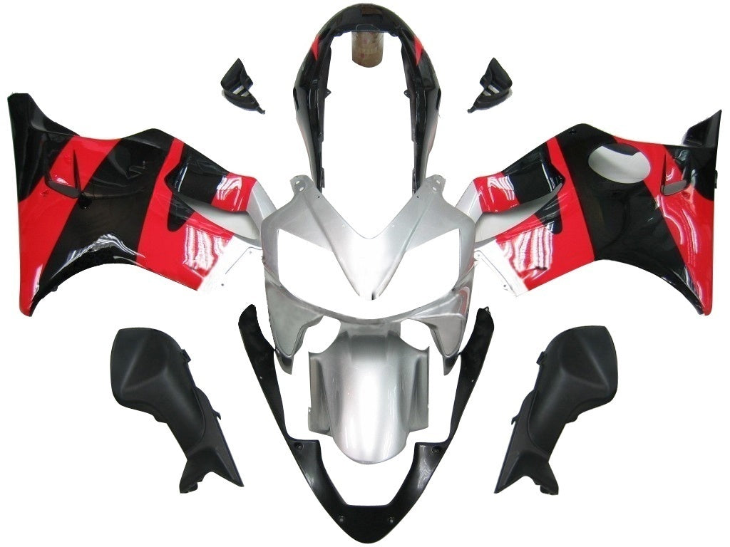 Carene 2004-2007 Honda CBR 600 F4i Argento Rosso Nero CBR Racing Generico