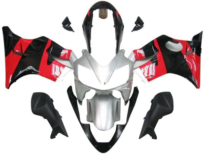 Carene 2004-2007 Honda CBR 600 F4i Argento Rosso Nero CBR Racing Generico