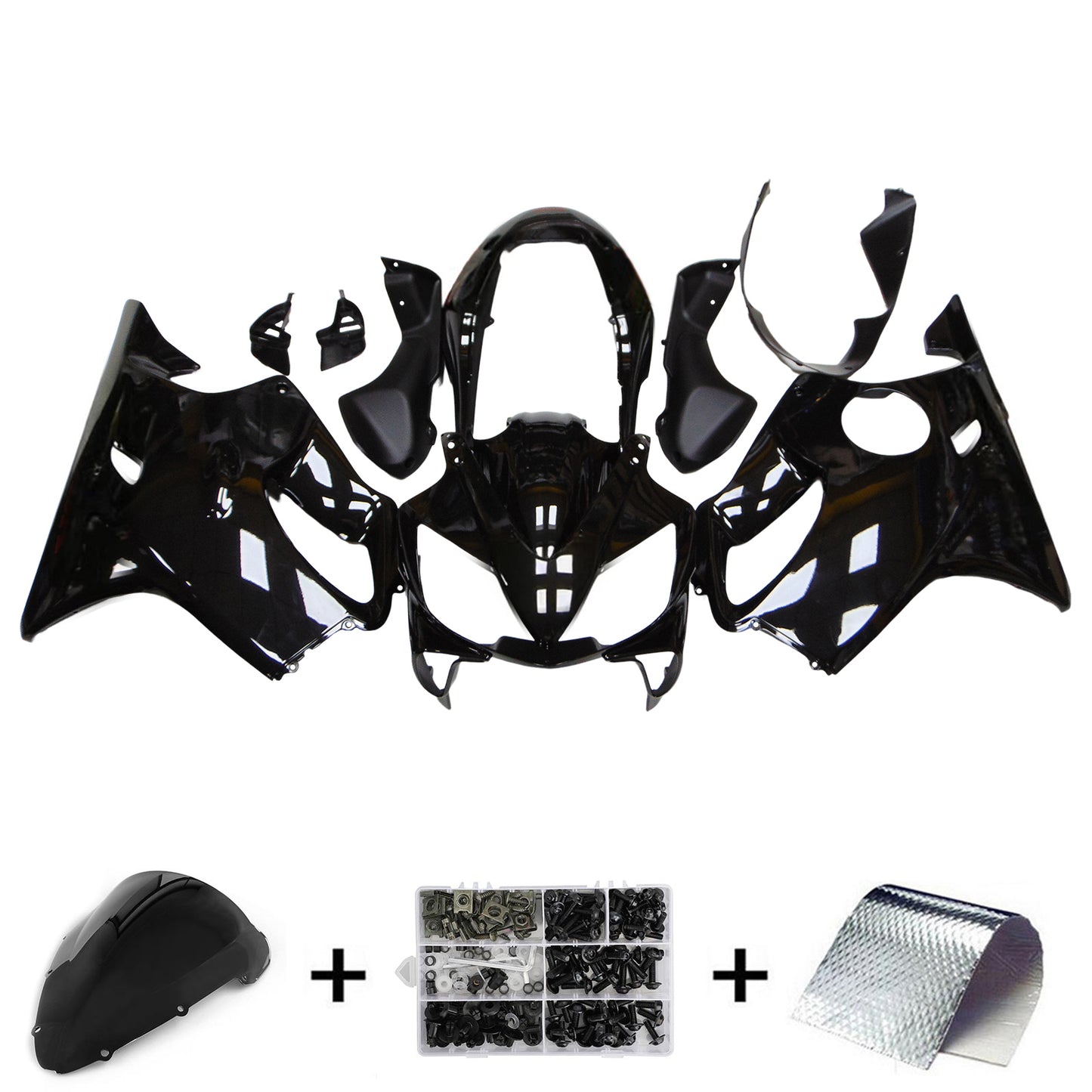 Amotopart Honda CBR600 F4i 2004-2007 Set di travestimento