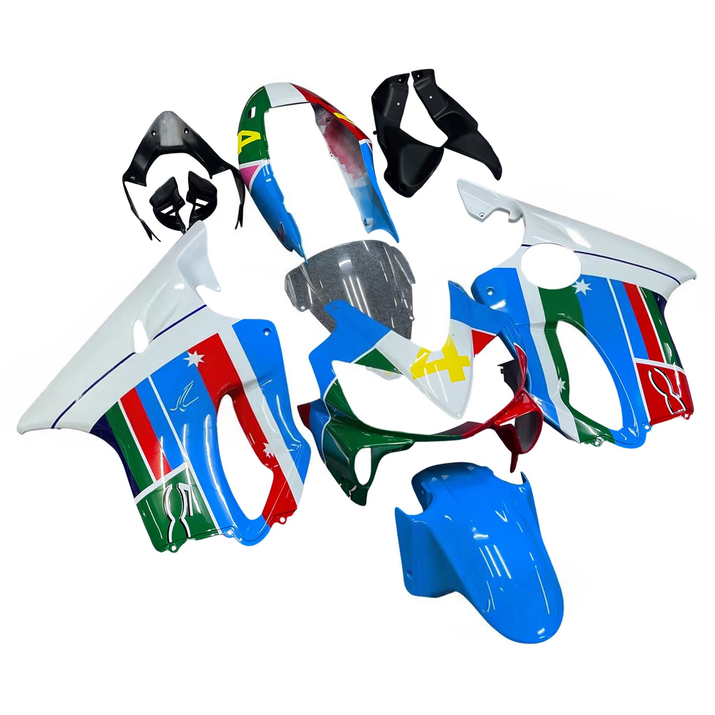 Amotopart Honda CBR600 F4i 2004-2007 Set di travestimento