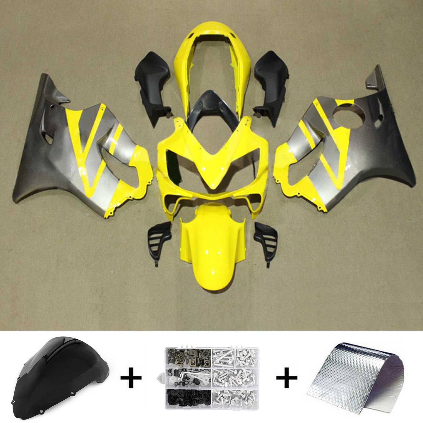 Amotopart Kit Carena Honda CBR600 F4i 2004-2007 Carrozzeria Plastica ABS