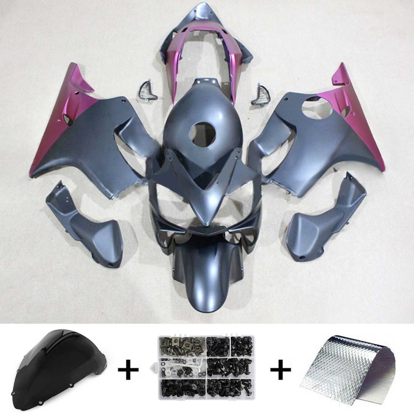 Amotopart Kit Carena Honda CBR600 F4i 2004-2007 Carrozzeria Plastica ABS