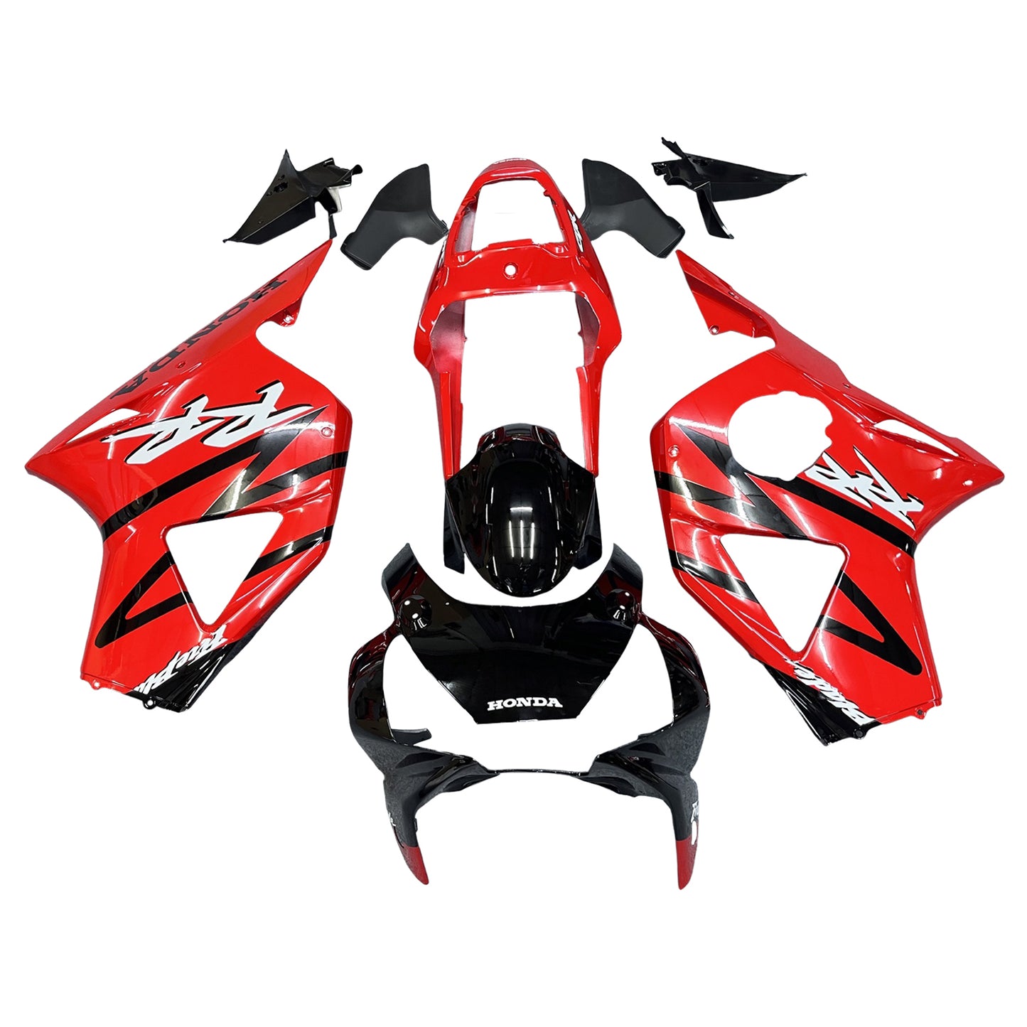 Carene 2002-2003 Honda CBR 954 RR Rosso &amp; Nero RR Racing Generico