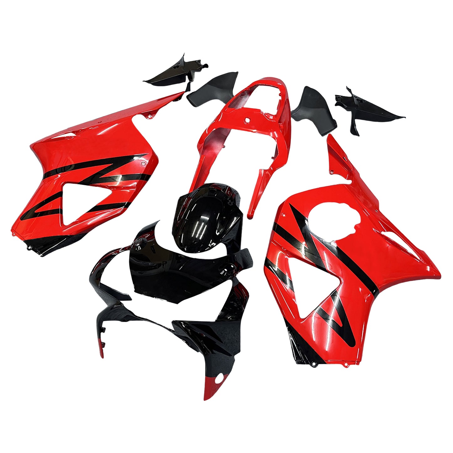 Carene 2002-2003 Honda CBR 954 RR Rosso &amp; Nero RR Racing Generico