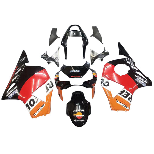 Amotopart 2002-2003 HONDA CBR954 Kit di pulizia arancione e nero