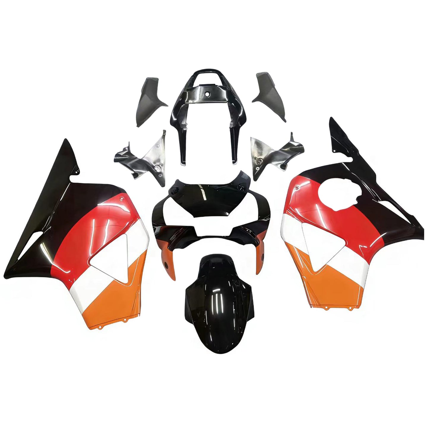 Amotopart rivestimento Honda CBR954RR (2002-2003) Kit desolato