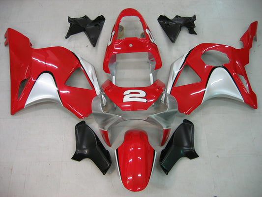 Amotopart 2002-2003 HONDA CBR954 Abbigliamento del kit rosso e bianco
