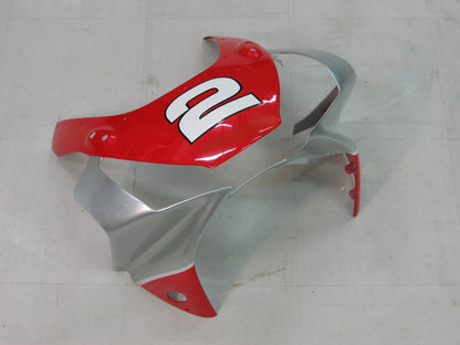 Amotopart 2002-2003 HONDA CBR954 Abbigliamento del kit rosso e bianco